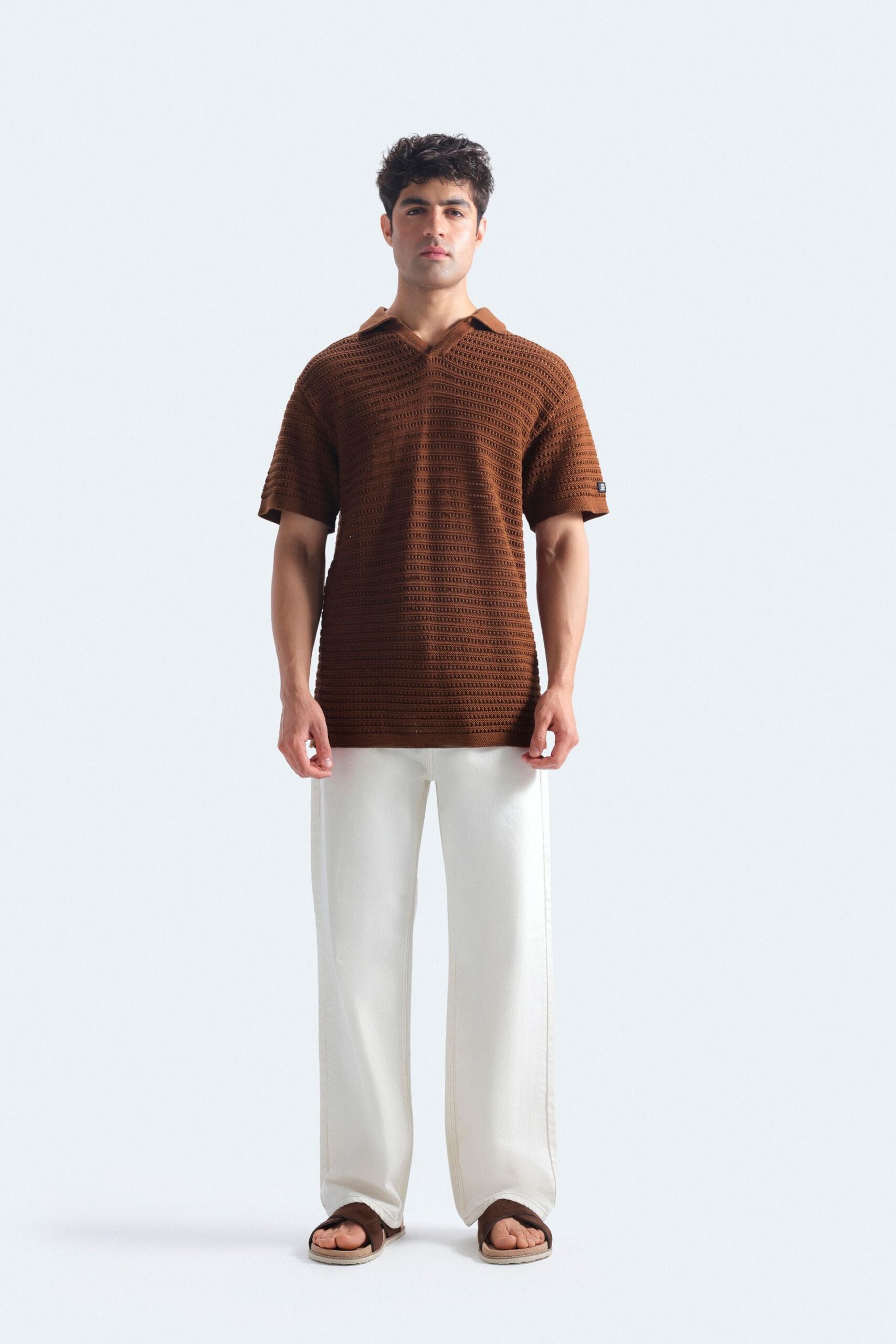 Knitted Polo Shirt - Image 8