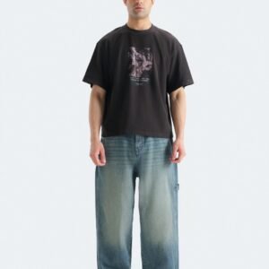Cropped Graphic T-Shirt