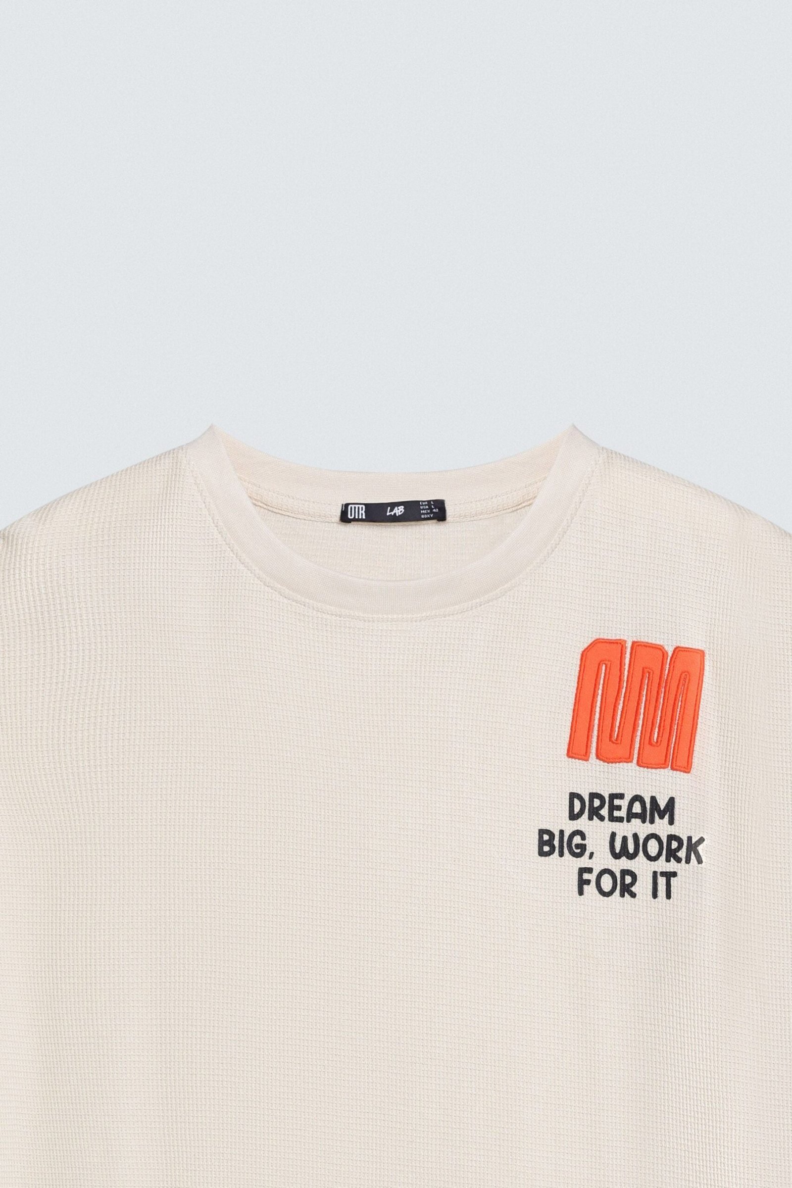 Embroidered Textured T-Shirt - Image 13
