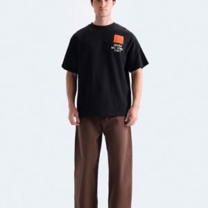 Embroidered Textured T-Shirt