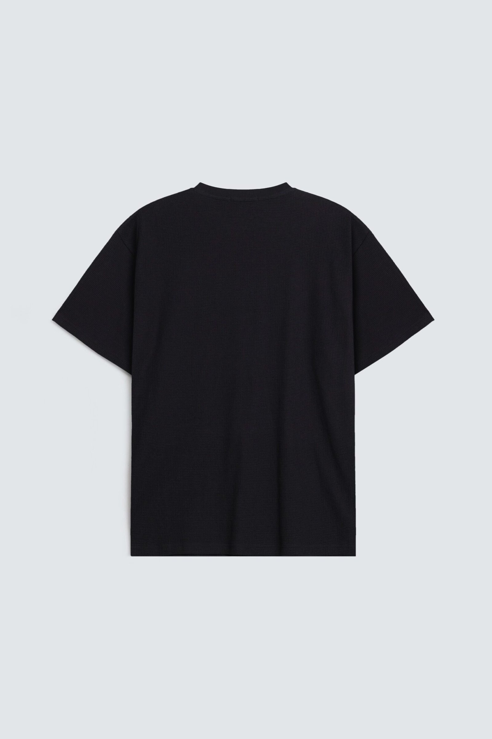 Embroidered Textured T-Shirt - Image 7