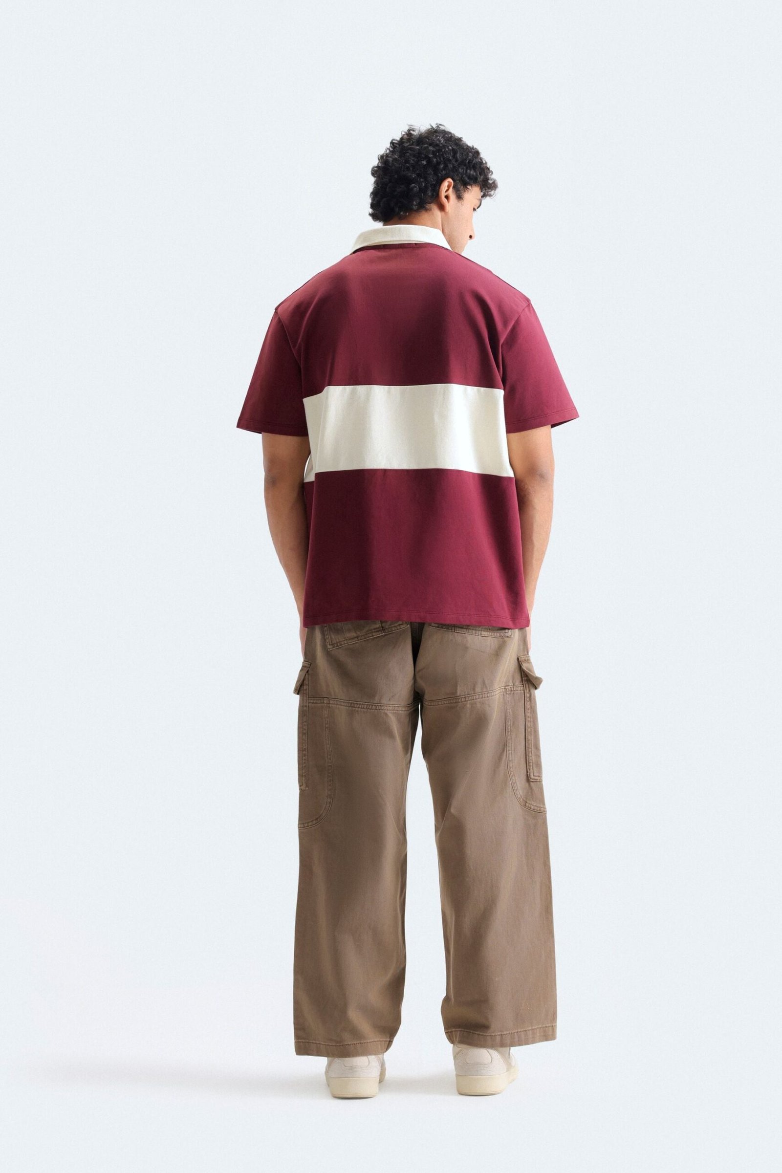 Slogan Print Polo Shirt - Image 4