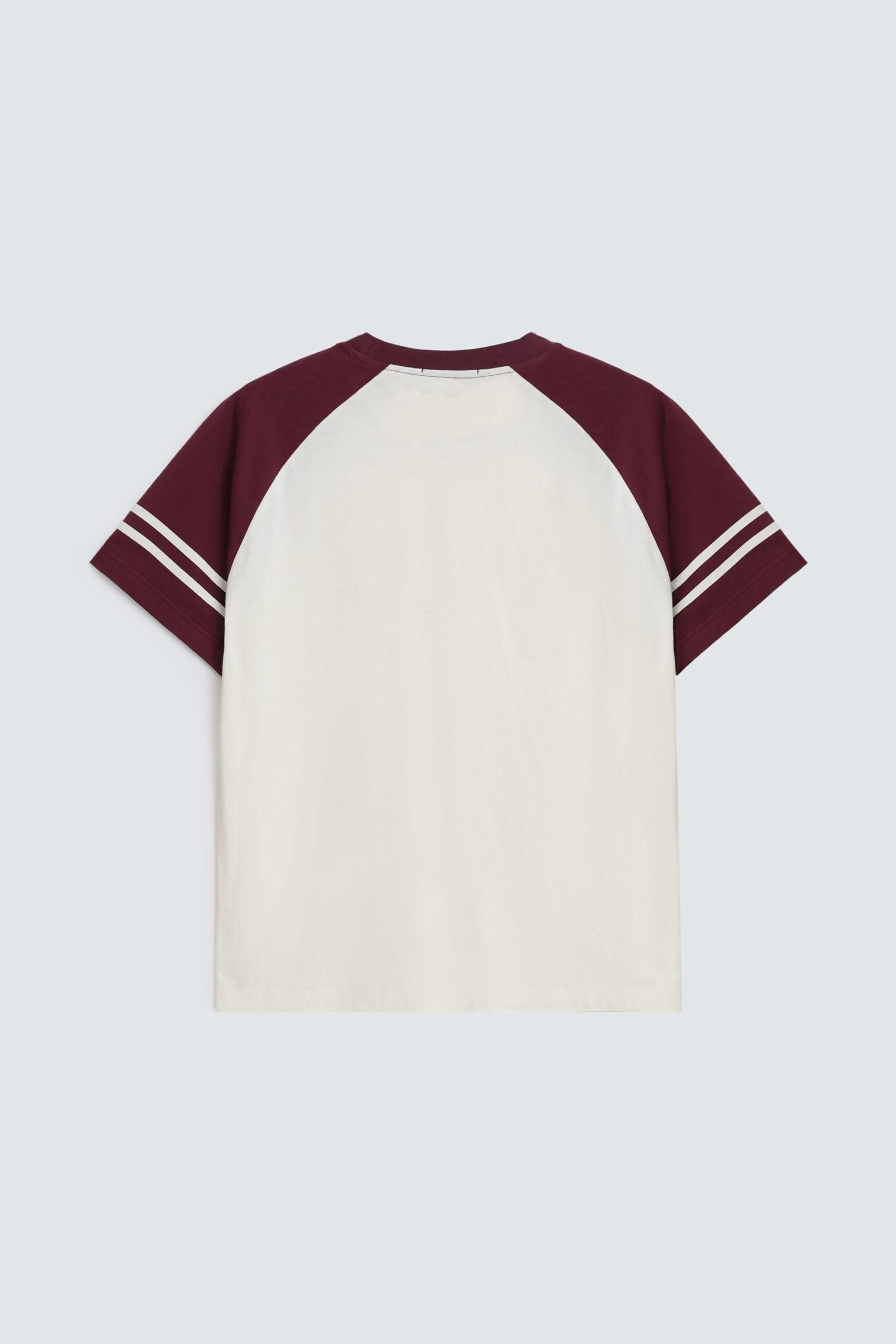Color Block Slogan Print T-Shirt - Image 7