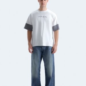 Embroidered Slogan T-Shirt