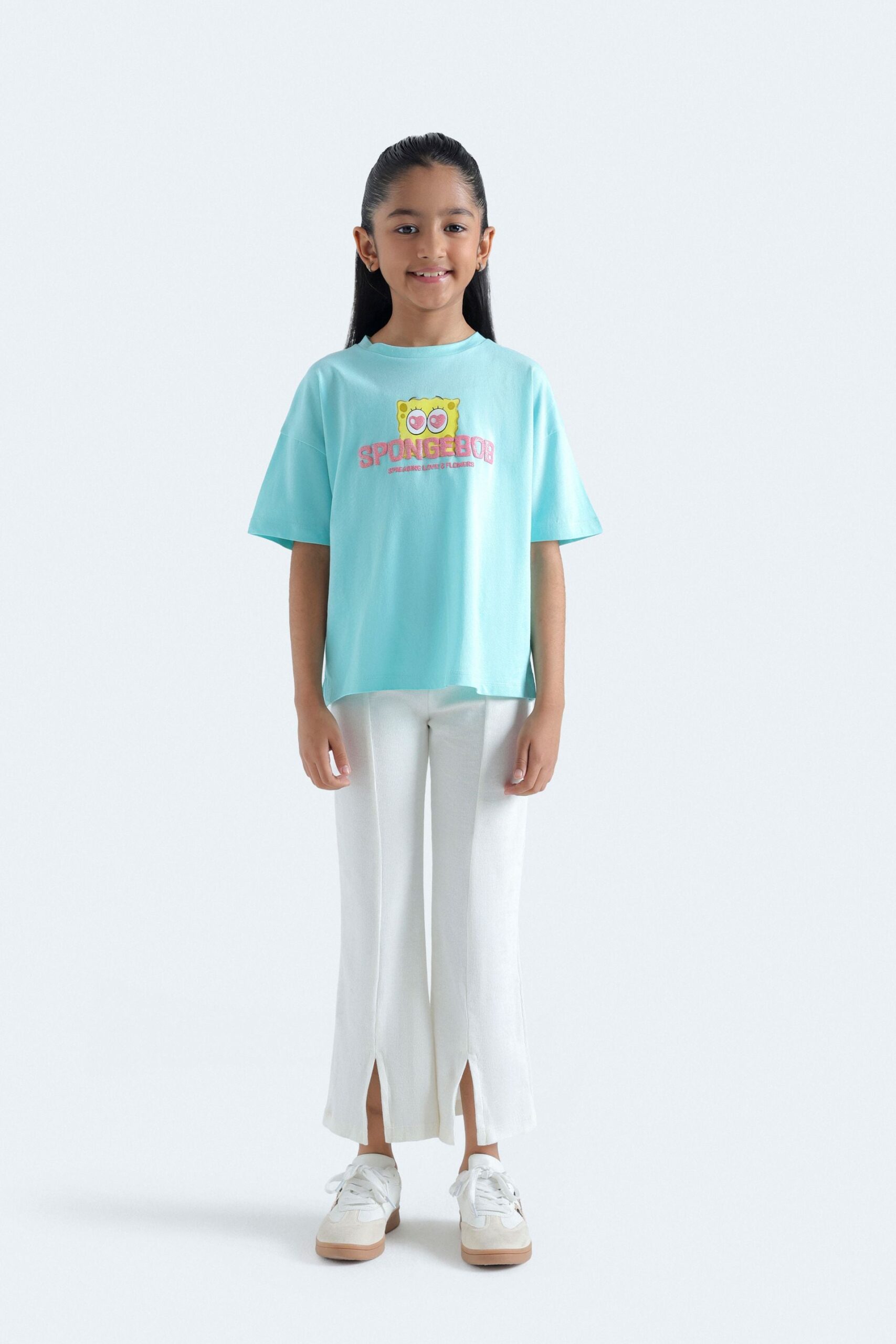 Cropped Character Graphic T-Shirt