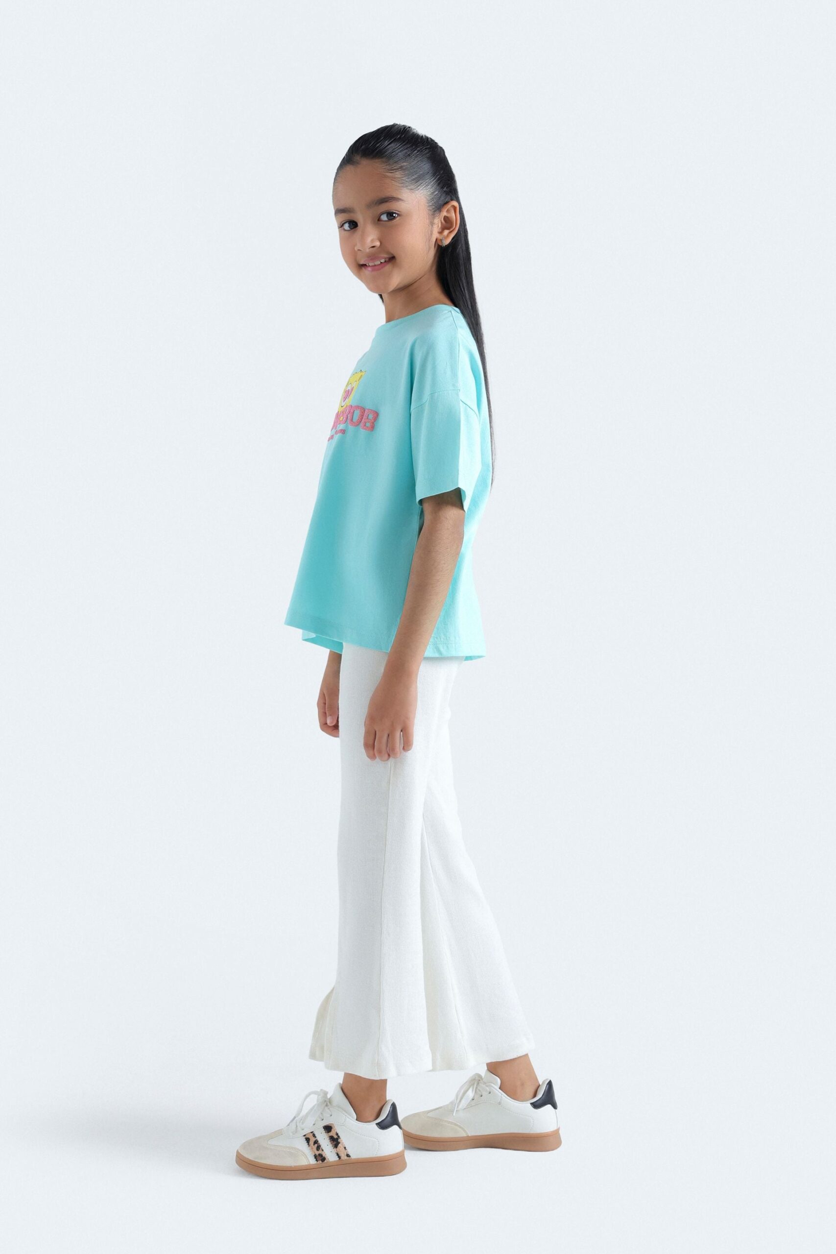 Cropped Character Graphic T-Shirt - Image 2